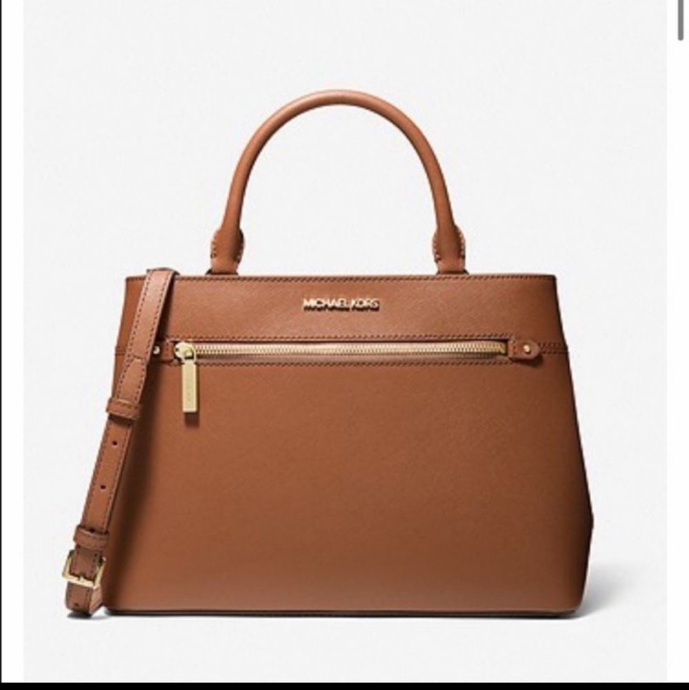 Michael Kors Hailee Large Saffiano Leather Satchel